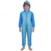 economico Costumi per ragazzi-Fiaba Detective degli animali Fantasia animale Serpente Pigiami Pigiama Costume per festa a tema Cosplay for Ragazzi Bambini Adulti Carnevale Festa / Sera