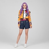  Zainspirowany koreańskim idolem Gwiazda popu Kostium Fantazyjne przebranie Wirtualny idol for Damskie Doroślu Halloween Karnawał Spektakl Comic Con Anime Expo