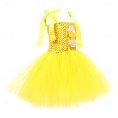 preiswerte Tierkostüm-Tutu Robe Tier Kaninchen Osterhase Kleider Lustig Kinder Mädchen Halloween Ostern Karneval Party Verkleiden