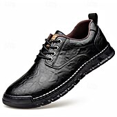 preiswerte Lässige Schnürschuhe-Braune Herren-Freizeitschuhe, atmungsaktives Obermaterial mit Schnürdetails, bequeme Stützsohle, perfekt für Büro, Freizeit und Alltag
