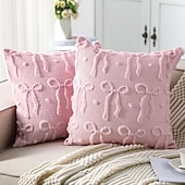 abordables Tirar almohadas, inserciones y cubiertas-Funda de almohada decorativa suave y acolchada de color liso para el Día de San Patricio, Pascua y San Valentín, ideal para sofá o sala de estar.