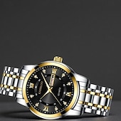 cheap Quartz Watches-Men's Watch, Men's Charm Luxury Watch, Rhinestone Decorations, Date and Calendar Functions, Night Light Display, Men's Fashionable Casual Watches, Best Men's