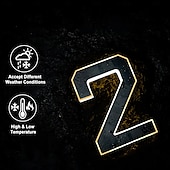 baratos Candeeiros Luzes de Exterior-Luminária de parede solar externa de 9 polegadas com endereço, à prova d'água IP44, luz LED com número para jardim, varanda, casa de campo, rua, placa luminosa com número da casa, luz decorativa