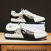 economico Sneakers Casual-sneakers casual da uomo in similpelle, comfort e stile premium, perfette per l'uso quotidiano