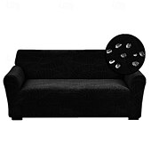 abordables Housse de canapé-Housse de canapé imperméable en jacquard de luxe, extensible et intégrale, avec élastique, anti-griffures de chat et anti-poussière.