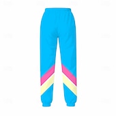 preiswerte Outfits-Hippie 1980er Streetstyle Hose Outfits Jacke langarm Disco Kostüm Unisex Karnevalskostüm Maskerade Alltagskleidung Party &amp; Abend Alltagstauglich Erwachsene Oberteil Hose