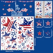  2 Bögen Aufkleber für die Dekoration von Fenstern, Türen und Schaufenstern in Einkaufszentren – elektrostatische Fensteraufkleber