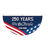 billiga 250:e årsjubileum-250-årsjubileum vi folket patriotisk veckad fläktflagga vevar utomhusveranda balkong självständighetsdag dekor 1776 2026