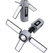 levne Camping Lights &amp;amp; Lucerny-Skládací LED kempingová světla dobíjecí, LED kempingová lucerna se 6 režimy osvětlení, přenosná svítilna, multifunkční stanová světla pro kempování, turistiku, rybaření, nouzové situace