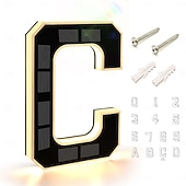 baratos Candeeiros Luzes de Exterior-Luminária de parede solar externa de 9 polegadas com endereço, à prova d'água IP44, luz LED com número para jardim, varanda, casa de campo, rua, placa luminosa com número da casa, luz decorativa