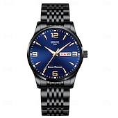 رخيصةأون ساعات كوارتز-ساعات رجالية، ساعات رجالية فاخرة وجذابة مزودة بوظائف التاريخ والتقويم، وشاشة مضيئة، ساعات رجالية أنيقة وعصرية، أفضل إكسسوارات الرجال، والخيار الأمثل للهدايا