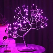 preiswerte Dekorative Lichter-Tischleuchte mit 108 LEDs in Bonsai-Baumform zum Selbermachen, batterie-/USB-betrieben, ästhetische Lampe für Wohnzimmer, Schlafzimmer, Weihnachtsgeschenk, Dekoration für Zuhause