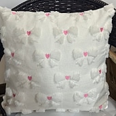 abordables Tirar almohadas, inserciones y cubiertas-Funda de almohada decorativa suave y acolchada de color liso para el Día de San Patricio, Pascua y San Valentín, ideal para sofá o sala de estar.