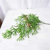 levne Umělé rostliny a zeleň-Sada 4 umělých závěsných rostlin z kapradiny staghorn, umělá kapradina, zeleň tropické džungle, listy révy vinné, na dekoraci na zeď, na svatbu, do zahrady, do domu, na venkovní dekoraci