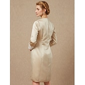 رخيصةأون يلف الأم-كم طويل معاطف / جواكيت دانتيل / ساتان زفاف / حفل / مساء مشد نسائي مع دانتيل / زينة / زر