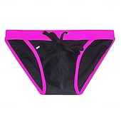 olcso Úszónadrág és deszkás rövidnadrág-Férfi Úszónadrágok Fürdőnadrág Boxer fazonú fürdőnadrágok Színblokkolás Zsinór Gyors szárítás Rugalmas Légáteresztő Alsók Szörfözés Vízi sportok Úszás Nyár