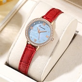 preiswerte Quarz-Uhren-Muttertagsgeschenk 1 originale Business-Stil Perlmutt-Muster-Uhr modische Damen-Uhr Ipx7 wasserdicht Freizeit Sport Quarz-Armbanduhr für Frauen Box