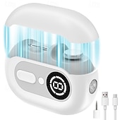 Недорогие Личный уход и здоровье-Электрическая пилочка для ногтей 4-в-1 с аккумулятором и светодиодной подсветкой, питанием от USB, обеспечивает салонное качество, имеет 2 скорости и подходит для женщин, мужчин, взрослых и пожилых