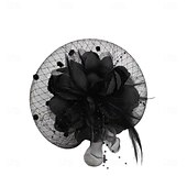 economico Fascinatori &amp; Cappelli-affascinante Gentildonna Floreale Costume Per donna Mascherata Tè Ascot Festival delle corse di cavalli Adulti Copricapo