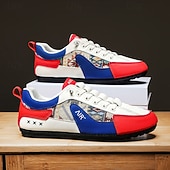 economico Sneakers Casual-sneakers casual da uomo in similpelle, comfort e stile premium, perfette per l'uso quotidiano