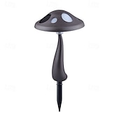 cheap Pathway Lights &amp; Lanterns-2 Pcs Outdoor Solar Mushroom Garden Stake Lights, Color-Changing LED, Decorative Pathway Light for Yard, Lawn, Garden, Park, Farm, Landscape, Atmosphere Lighting