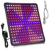 זול נורות גידול צמחים-לוח קוונטי led ספקטרום מלא לגידול צמחים לחממה &amp;סוקולנטים, פריחה בתוך הבית &amp;הידרופוני, תקע האיחוד האירופי/ארה"ב/בריטניה/אוסטרליה, בהירות מתכווננת, יעיל באנרגיה