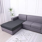 economico Copertura per divano-Copricuscini impermeabili per divani, copricuscini per divani componibili a forma di L, tessuto jacquard elasticizzato spesso, copri chaise longue lavabile con fondo elastico
