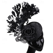 cheap Fascinators &amp; Hats-Derby Headpiece Fascinator Hat Fascinator Gentlewoman Floral Fancy Dress Women's Masquerade Tea Party Ascot Horse Racing Festival Adults' Headpiece All Seasons