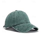 billiga Baseballkeps herr-Herr Basebollkeps Gul Rodnande Rosa Bomull Slät Mode Dagligen Ledigt Ledigt Dagligen Utomhus Ensfärgat Solskydd Solskyddskräm
