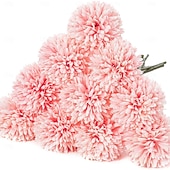 cheap Artificial Flower-10 Bundles Artificial Hydrangea Flowers Realistic Fake Hydrangea Silk Flowers with Stems Faux Hydrangea Flowers Heads for Office Home Party Wedding Centerpiece DIY Floral Decor
