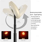 levne Camping Lights &amp;amp; Lucerny-Venkovní LED ambientní kempingové světlo, nastavitelná teplá stanová svítilna, přenosná nouzová lampa nabíjecí baterií typu C pro turistiku, párty a vánoční dárek