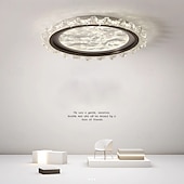 Недорогие Потолочные светильники с диммером-50 cm Диммируемая Потолочные лампы Металл Стекло Современный Современное 110-120Вольт 220-240Вольт