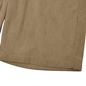 tanie Szorty casualowe-Męskie Szorty Letnie szorty Szorty na co dzień Sztruksowe szorty Ściągana na sznurek Kieszeń Elastyczny pas Równina Komfort Oddychający Krótki Na zewnątrz Urlop Sportowy Codzienny Czarny Jasnozielony