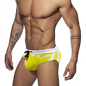 economico Costumi da bagno &amp; Pantaloni da surf-Per uomo Costume da bagno Costume da Bagno Slip mare Stampato Coulisse Asciugatura Rapida Elastico Traspirante Costume da Bagno Pantaloni Surf Sport Acquatici Nuoto Estate