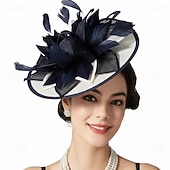 economico Fascinatori &amp; Cappelli-Copricapo affascinante Gentildonna Floreale Costume Per donna Mascherata Tè Ascot Festival delle corse di cavalli Adulti Copricapo