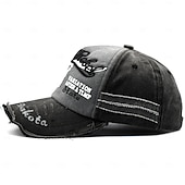 Χαμηλού Κόστους Προμήθειες εκδήλωσης και πάρτι-μαύρο καπέλο φορτηγού Rebel, vintage καπέλο μπέιζμπολ με κεντημένο λογότυπο, ρετρό στυλ δρόμου, ρυθμιζόμενο snapback, mesh back, casual unisex καπέλο μπαμπά