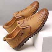 economico Scarpe Casual Slip-On-scarpe casual slip-on da uomo in similpelle, comode e versatili, ideali per uscite rilassate o serate in resort