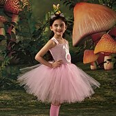 preiswerte Tierkostüm-Tutu Robe Tier Kaninchen Osterhase Kleider Lustig Kinder Mädchen Halloween Ostern Karneval Party Verkleiden