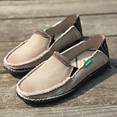 tanie Buty casual slip-on-męskie niebieskie, dżinsowe, wsuwane mokasyny, ręcznie szyte, codzienne buty na codzienne dojazdy do pracy, weekendowe wypady i spacery po plaży