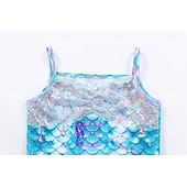  sereia Princesa sereia Vestidos Fantasia de festa temática Fantasias for Para Meninas Crianças Carnaval Baile de Máscaras Festa Feriado