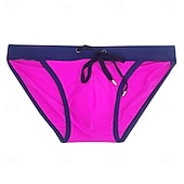 olcso Úszónadrág és deszkás rövidnadrág-Férfi Úszónadrágok Fürdőnadrág Boxer fazonú fürdőnadrágok Színblokkolás Zsinór Gyors szárítás Rugalmas Légáteresztő Alsók Szörfözés Vízi sportok Úszás Nyár