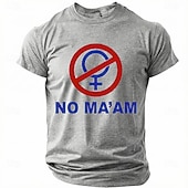  uomo no signora testo proibito simbolo femminile grafico umoristico sarcastico retrò programma televisivo fan parodia maglietta maglietta vestibilità regolare casual scherzo regalo abbigliamento