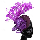 cheap Fascinators &amp; Hats-Derby Headpiece Fascinator Hat Fascinator Gentlewoman Floral Fancy Dress Women's Masquerade Tea Party Ascot Horse Racing Festival Adults' Headpiece All Seasons