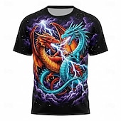  Maglietta retrò anni '90 tigre galassia spazio grafica 3D da uomo vintage nebulosa cosmica occhi blu maglietta a maniche corte abbigliamento abbigliamento s m l xl xxl xxxl