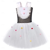 preiswerte Tierkostüm-Tutu Robe Tier Kaninchen Osterhase Kleider Lustig Kinder Mädchen Halloween Ostern Karneval Party Verkleiden