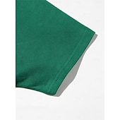 tanie podstawowe koszulki-Męskie Koszulki Koszulka 100% bawełny Krótki rękaw Półgolf Lato Wiosna Jednokolorowe Równina Dzianina Urlop Zabytkowe Podstawowy Gładkie Codzienny Dom Na zewnątrz Czarny Biały Rumiany róż Top Tee dla