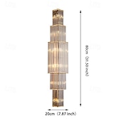 levne Vnitřní nástěnná světla-Křišťál Vevnitř LED Nordický styl Vnitřní nástěnná svítidla Obývací pokoj Obchody a kavárny Ocel nástěnné svítidlo Není vodotěsný 110-120V 220-240V 10 W