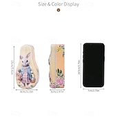 cheap Easter-1pc Easter Bunny Tin Box, Colorful Metal Cookie Candy Box, Cartoon Rabbit Gift Container for Kids, Easter Decoration