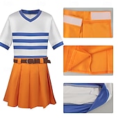  Haveventyrer Stråhattpirat Navigator Cosplay kostyme Drakter Anime Cosplay for Dame Voksne Halloween Karneval Fest Ytelse
