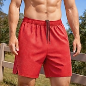 abordables Pantalones cortos de correr-Hombre Pantalones Cortos Running Pantalón Corto Short Running Pantalones cortos deportivos Correa Bolsillos Retazos Bermudas Diario Exterior Deporte Verano Secado rápido Dispersor de humedad